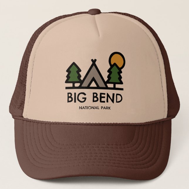 Gorra De Camionero Parque nacional Big Bend (Anverso)