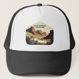Gorra De Camionero Parque nacional Big Bend Texas Retro Travel