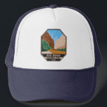 Gorra De Camionero Parque nacional Big Bend Vintage de Rio Grande<br><div class="desc">Diseño vectorial de la cosecha de Big Bend. El Parque Nacional Big Bend se encuentra en el suroeste de Texas e incluye toda la cordillera de Chisos y una gran franja del Desierto de Chihuahuan.</div>