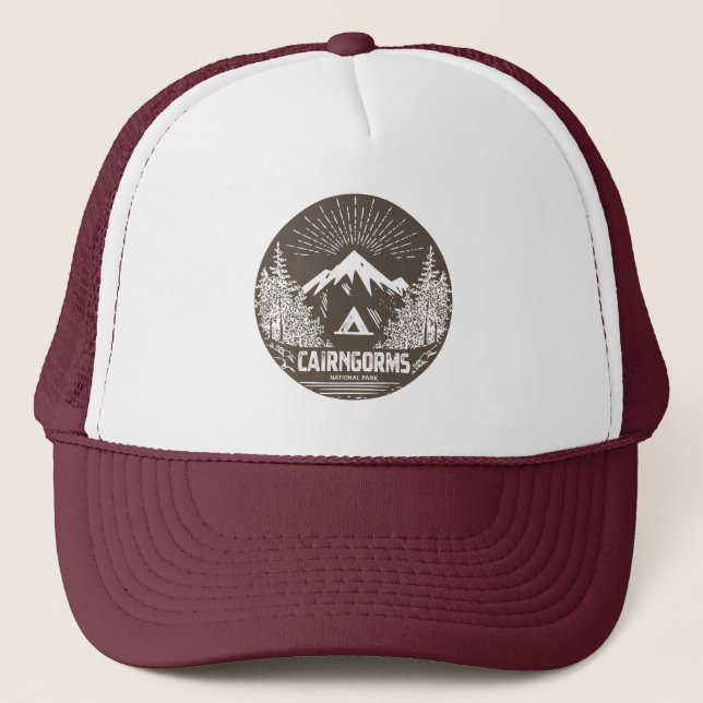 Gorra De Camionero Parque Nacional Cairngorms Escocia (Anverso)