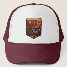 Gorra De Camionero Parque nacional Canyonlands Emblem Sunset