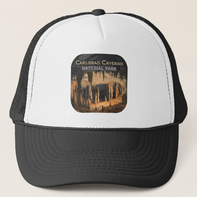 Gorra De Camionero Parque nacional Cavernas Carlsbad Nuevo México (Anverso)