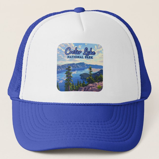 Gorra De Camionero Parque nacional Crater Lake (Anverso)