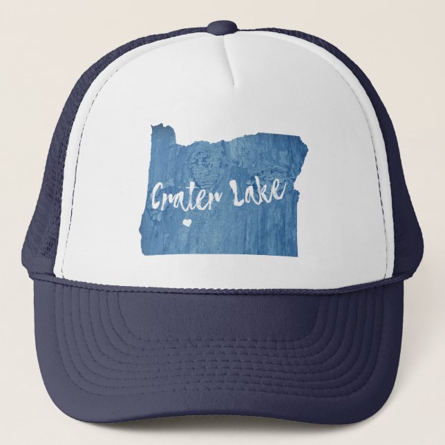 Gorra De Camionero Parque nacional Crater Lake Grain Oregon (Anverso)