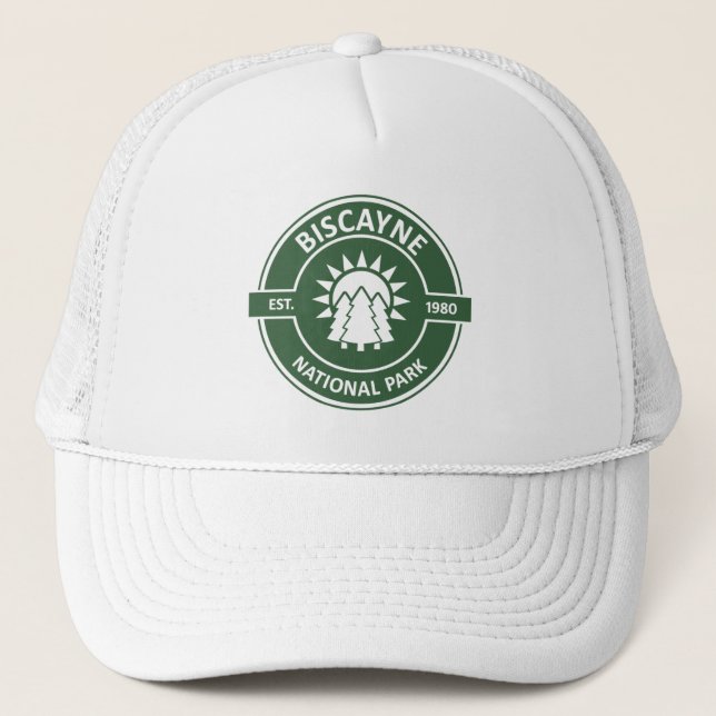 Gorra De Camionero Parque nacional de Biscayne (Anverso)