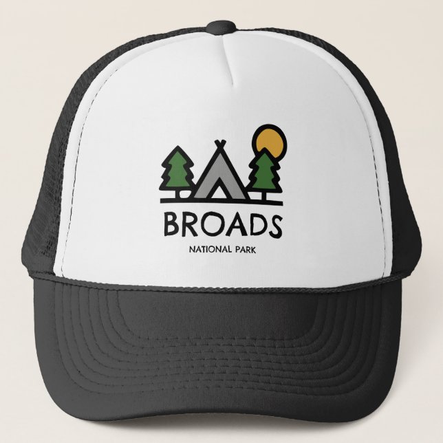 Gorra De Camionero Parque nacional de Broads (Anverso)