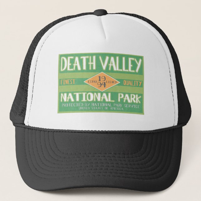Gorra De Camionero Parque nacional de Death Valley (Anverso)