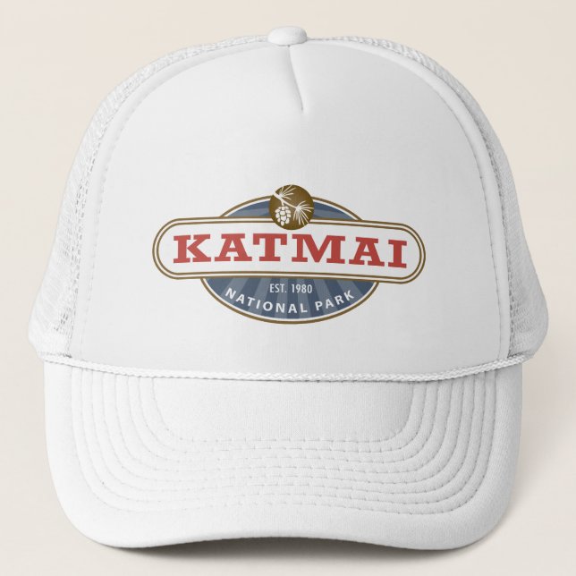 Gorra De Camionero Parque nacional de Katmai, Alaska (Anverso)