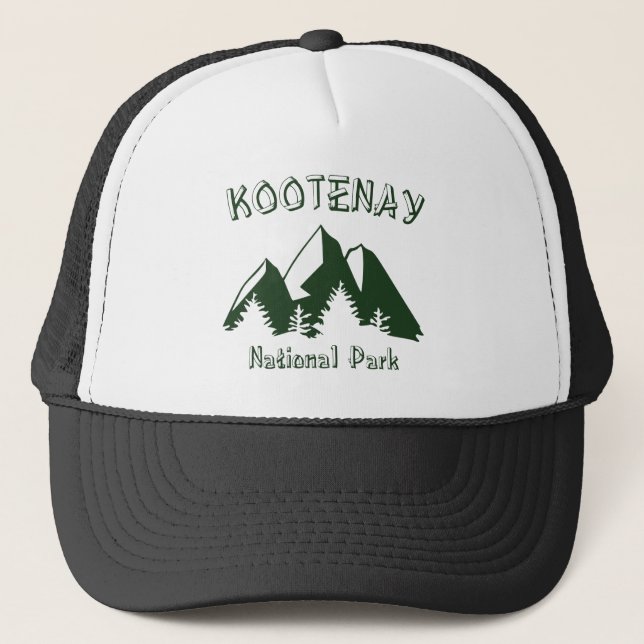 Gorra De Camionero Parque nacional de Kootenay (Anverso)
