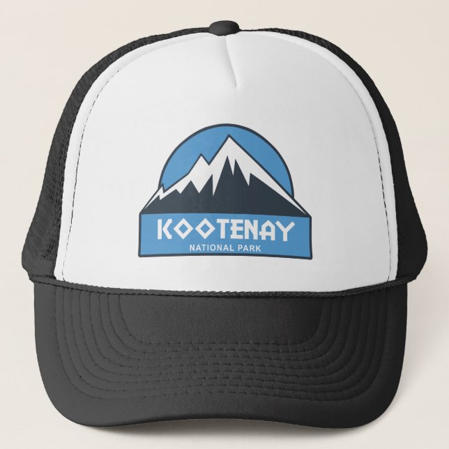 Gorra De Camionero Parque nacional de Kootenay (Anverso)