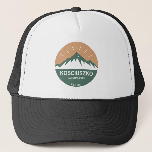 Gorra De Camionero Parque nacional de Kosciuszko (Anverso)