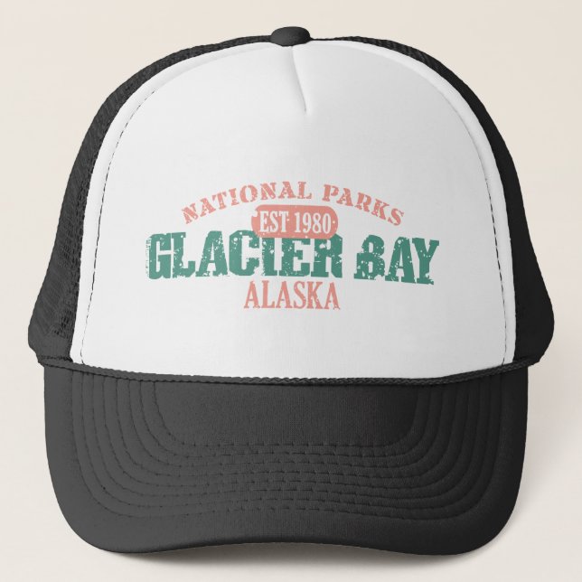 Gorra De Camionero Parque nacional de la Bahía del Glaciar (Anverso)