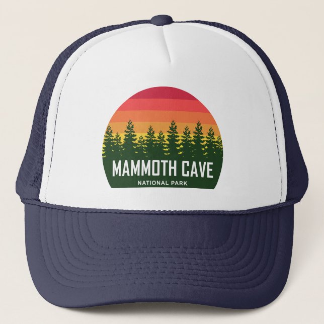 Gorra De Camionero Parque Nacional de la Cueva Mammoth (Anverso)