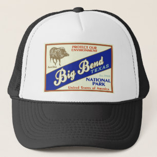 Gorra De Camionero Parque nacional de la curva grande (Javelina)