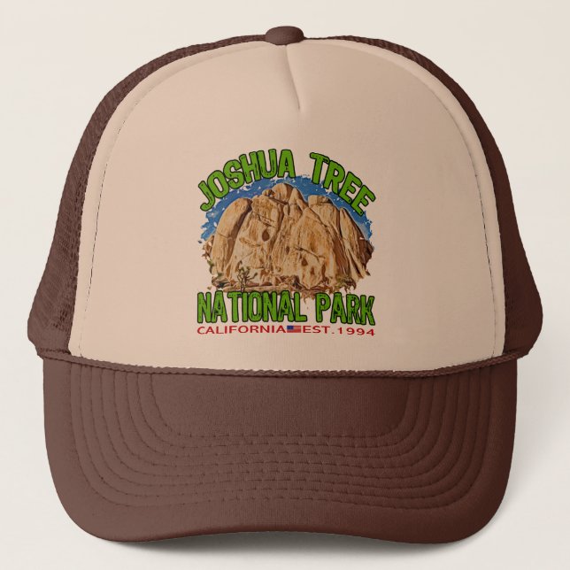 Gorra De Camionero Parque nacional de la yuca, California (Anverso)