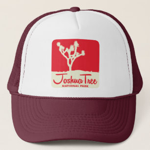 Gorra De Camionero Parque nacional de la yuca - rojo
