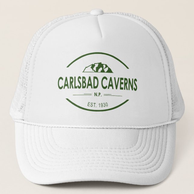Gorra De Camionero Parque nacional de las cavernas de Carlsbad (Anverso)