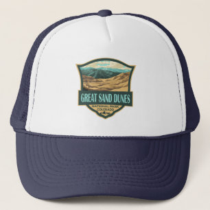 Gorra De Camionero Parque nacional de las Dunas de Arena Grande Ilust