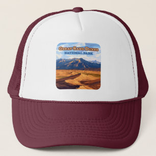 Gorra De Camionero Parque nacional de las Grandes Dunas de Arena Colo