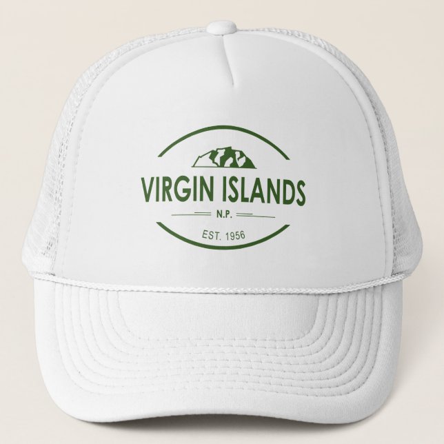 Gorra De Camionero Parque nacional de las Islas Vírgenes (Anverso)