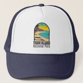 Gorra De Camionero Parque nacional de las Islas Vírgenes Playa Trunk 