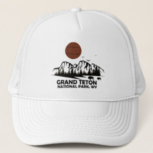Gorra De Camionero Parque nacional de las montañas del Gran Tetón Wyo