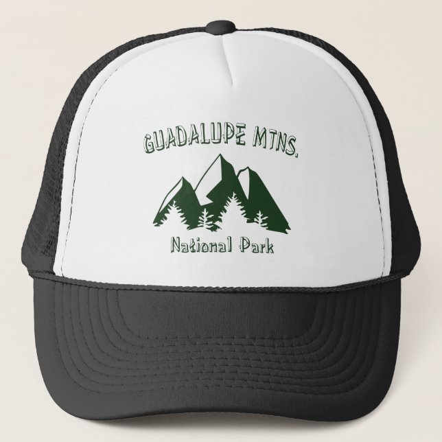 Gorra De Camionero Parque nacional de las Montañas Guadalupe (Anverso)