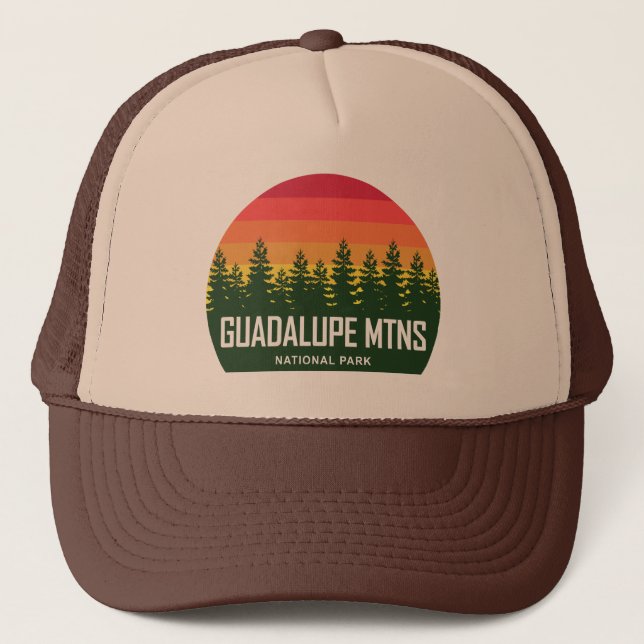 Gorra De Camionero Parque nacional de las Montañas Guadalupe (Anverso)