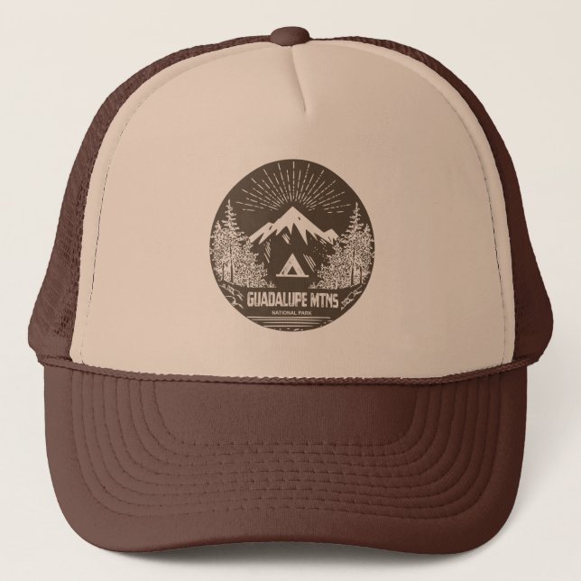 Gorra De Camionero Parque nacional de las Montañas Guadalupe (Anverso)