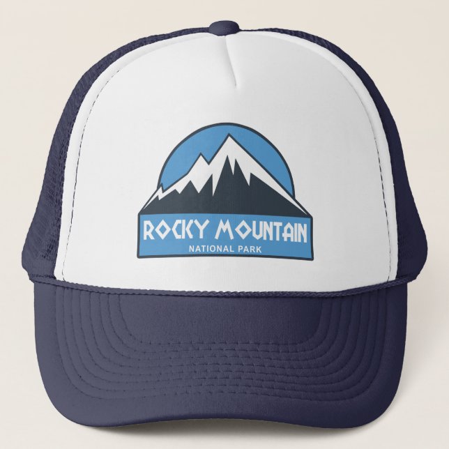 Gorra De Camionero Parque nacional de las Montañas Rocosas (Anverso)
