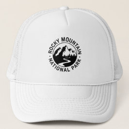 Gorra De Camionero Parque nacional de las Montañas Rocosas Emblem