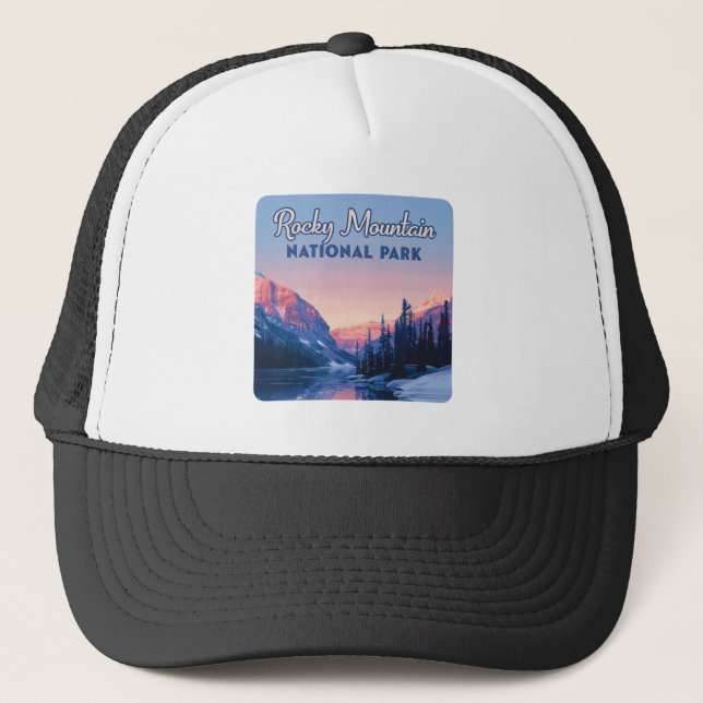 Gorra De Camionero Parque nacional de las Montañas Rocosas Montañas C (Anverso)