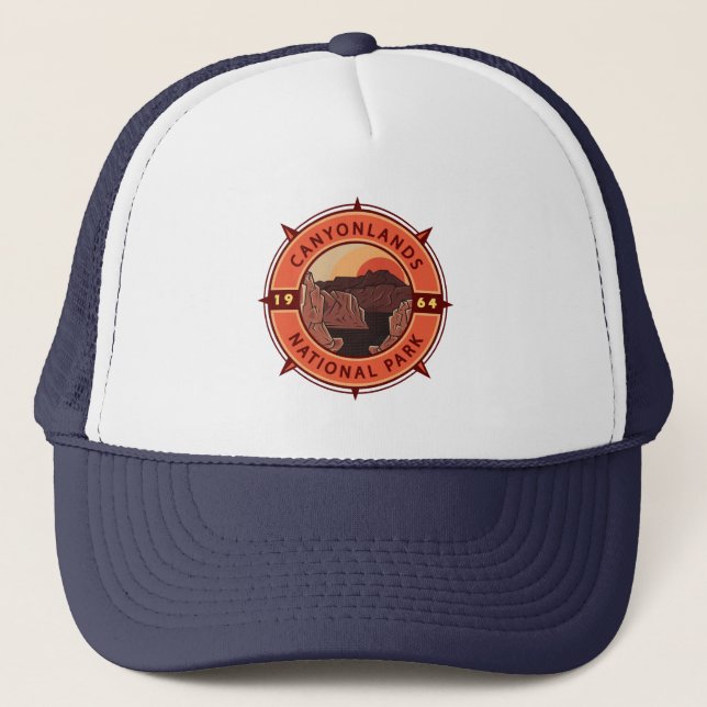 Gorra De Camionero Parque nacional de los Cañones Emblema de la brúju (Anverso)