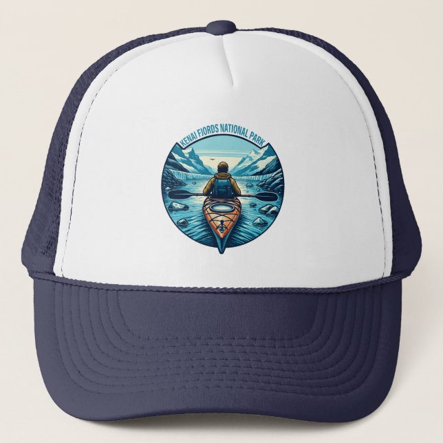 Gorra De Camionero Parque nacional de los fiordos de Kenai (Anverso)