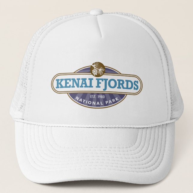 Gorra De Camionero Parque nacional de los fiordos de Kenai (Anverso)