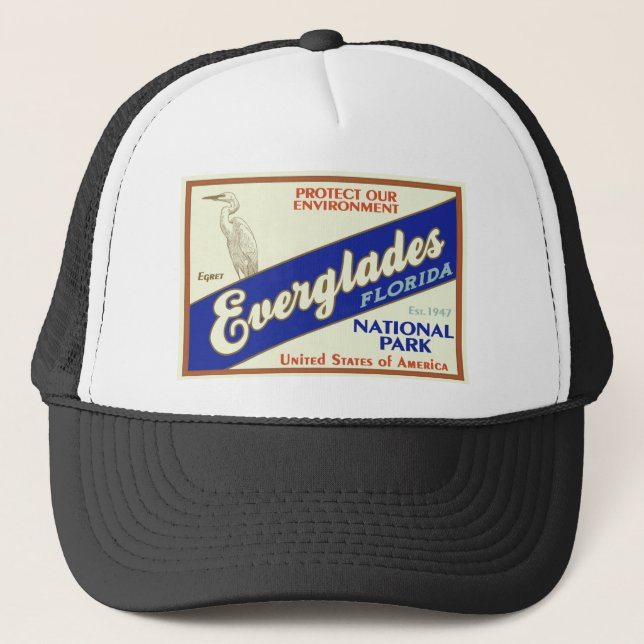 Gorra De Camionero Parque nacional de los marismas (Egret) (Anverso)