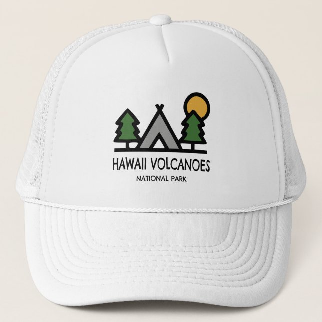 Gorra De Camionero Parque nacional de los Volcanes de Hawái (Anverso)