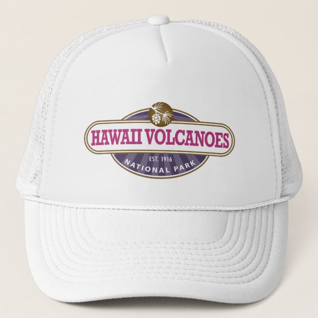 Gorra De Camionero Parque nacional de los Volcanes de Hawái (Anverso)