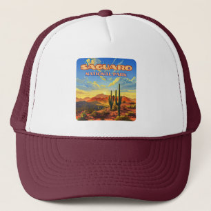 Gorra De Camionero Parque nacional de Saguaro - Arizona Desert Cactus