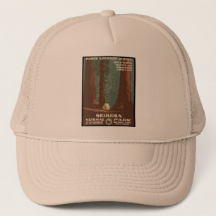Gorra De Camionero Parque nacional de secoya