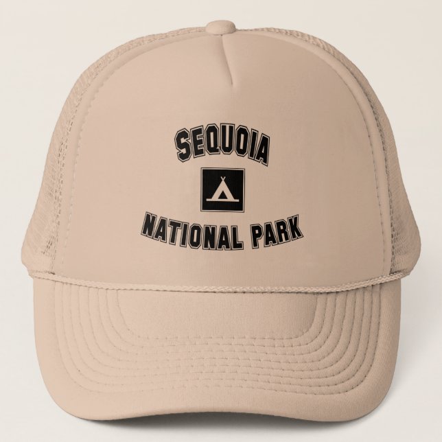 Gorra De Camionero Parque nacional de secoya (Anverso)