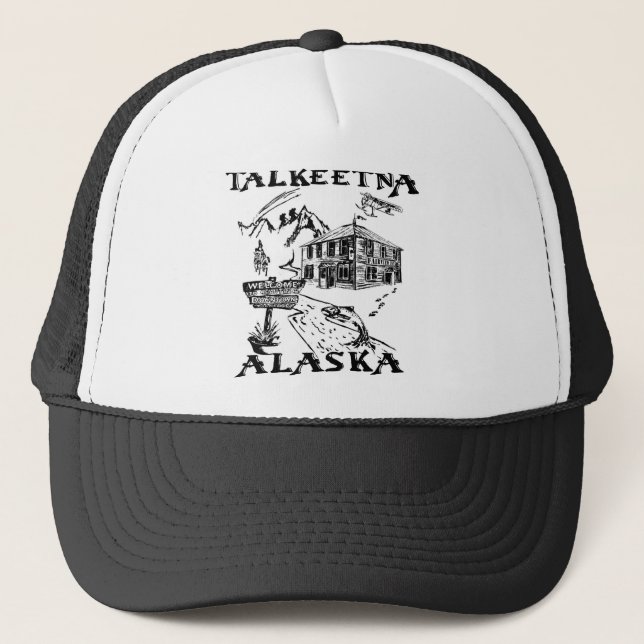 Gorra De Camionero Parque nacional de Talkeetna Alaska Denali (Anverso)
