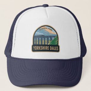 Gorra De Camionero Parque nacional de Yorkshire Dales Inglaterra Vint