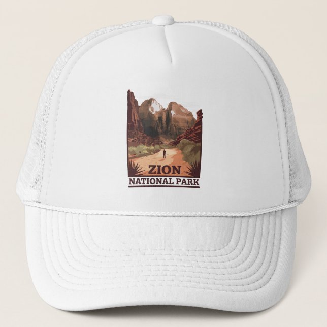 Gorra De Camionero Parque nacional de Zion (Anverso)