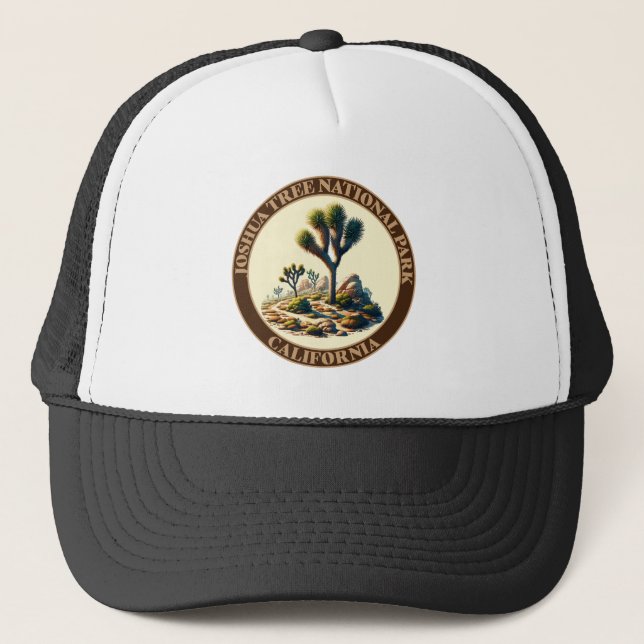 Gorra De Camionero Parque Nacional del Árbol Joshua, California (Anverso)
