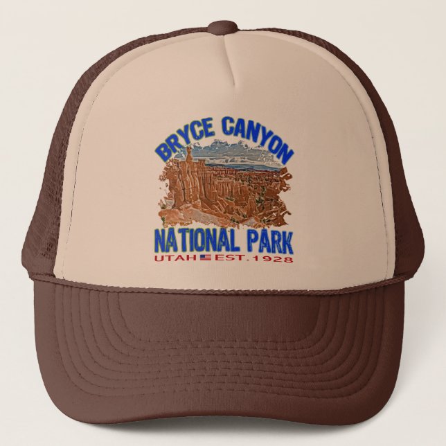 Gorra De Camionero Parque nacional del barranco de Bryce, Utah (Anverso)