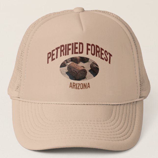 Gorra De Camionero Parque nacional del bosque aterrorizado (Anverso)