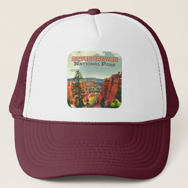 Gorra De Camionero Parque nacional del Cañón de Bryce (Anverso)
