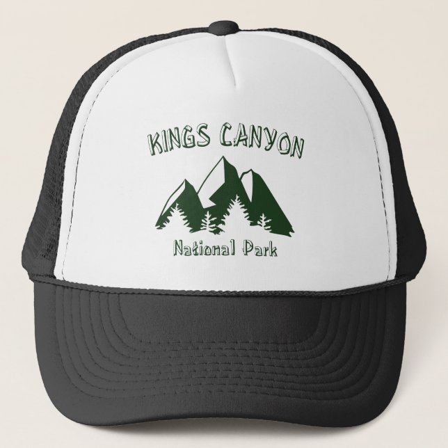 Gorra De Camionero Parque nacional del Cañón Kings (Anverso)