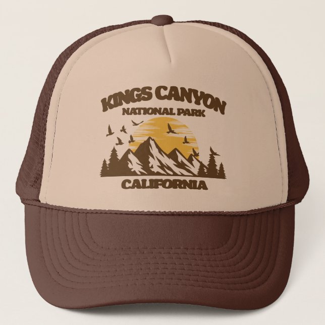 Gorra De Camionero Parque nacional del Cañón Kings (Anverso)